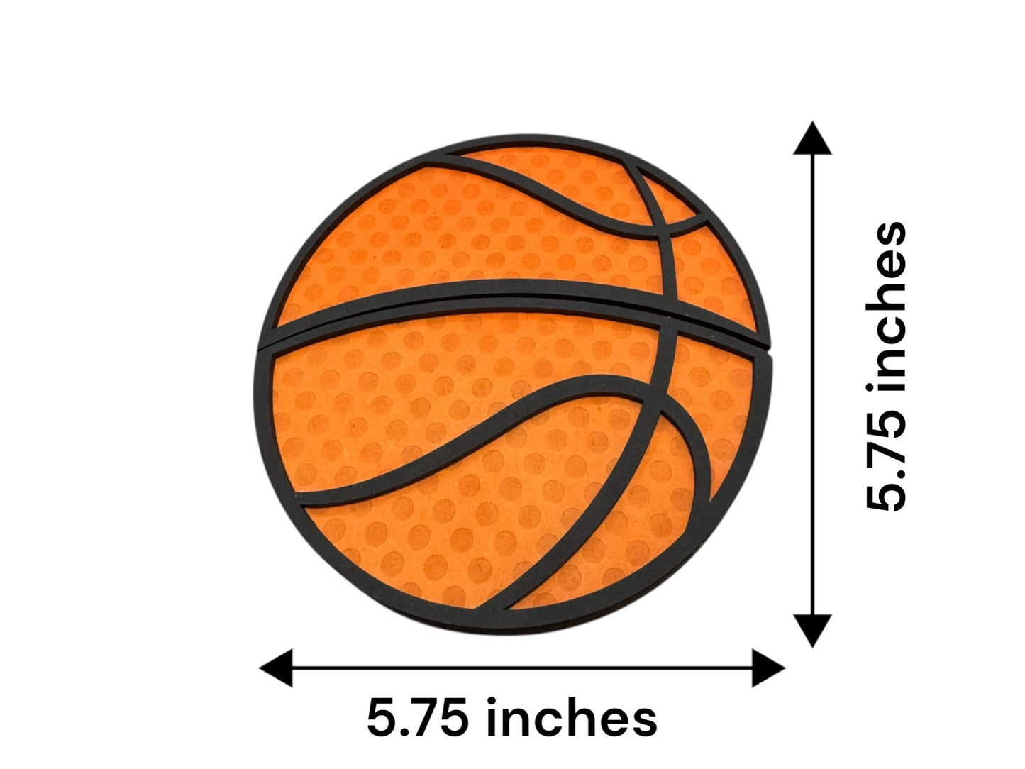 Wooden Basketball Gift Card Holder
