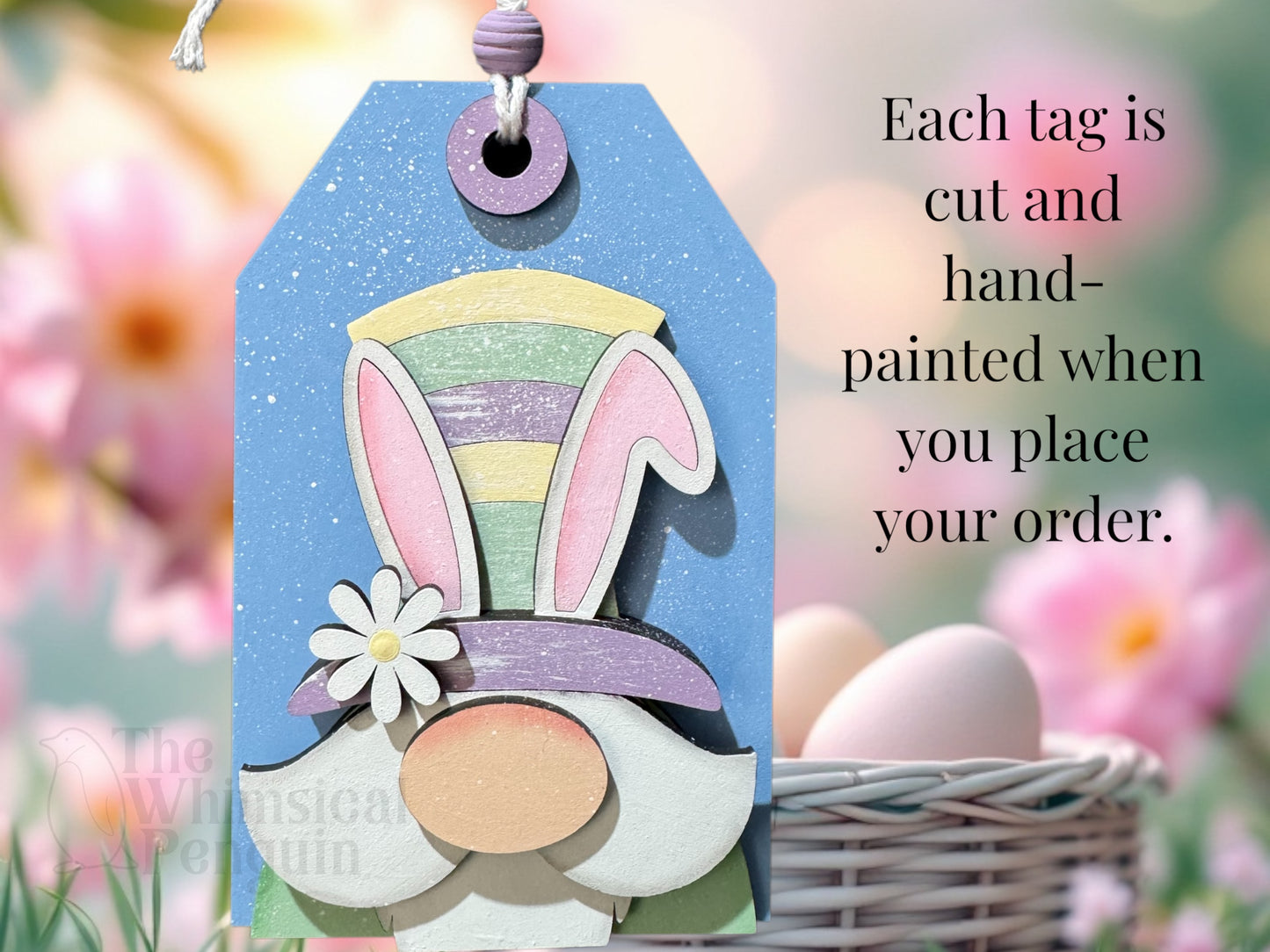 Easter Gnome Basket Tags
