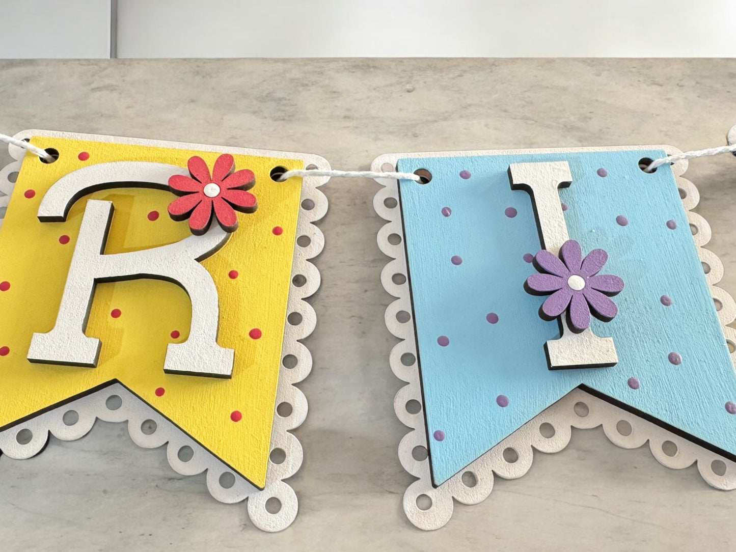 Spring Bunting Banner Sign