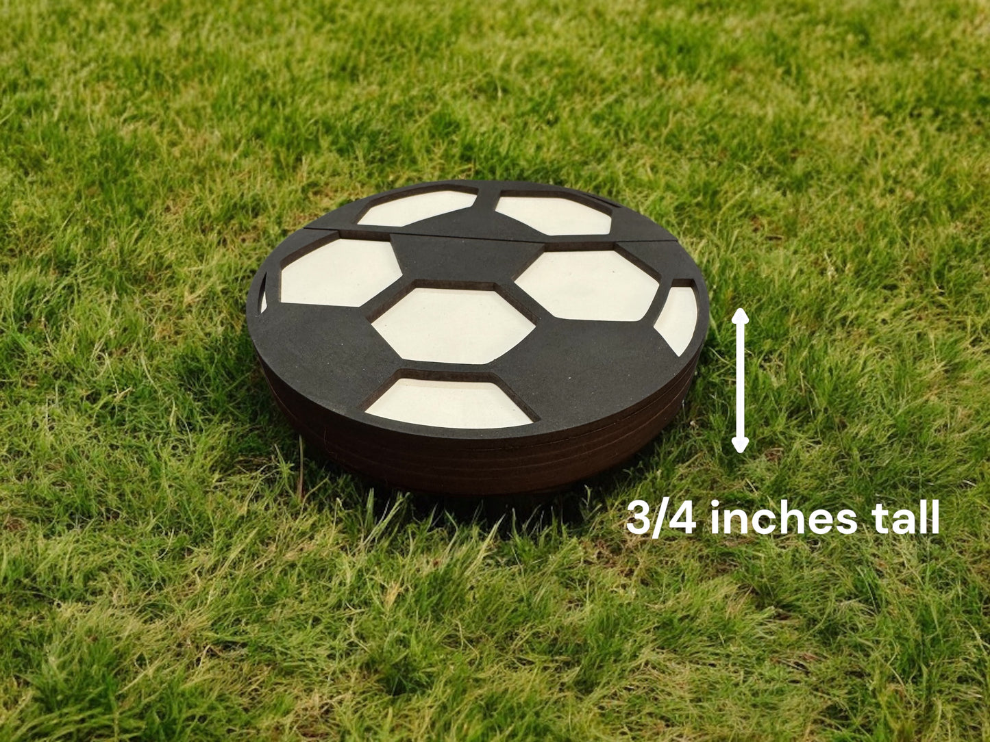 Wooden Soccer Ball Gift Card Holder