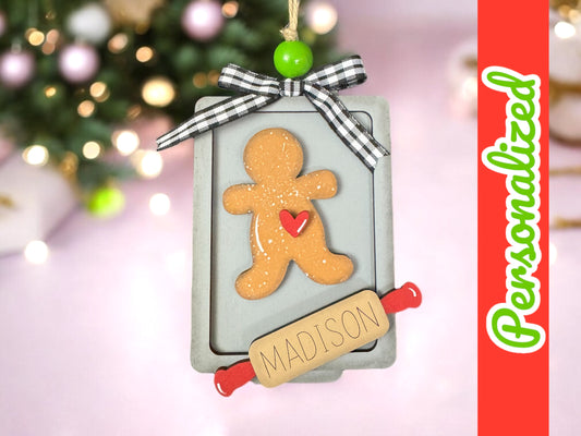Personalized Gingerbread Man Ornament